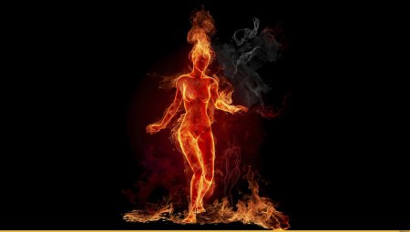 Огненная девушка