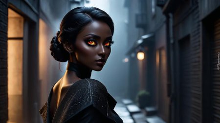 Темнокожая девушка