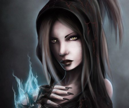 Девушка ведьма