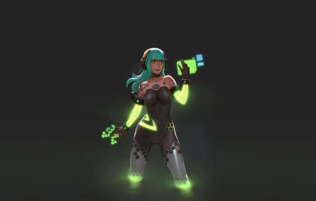 Кибер девушки