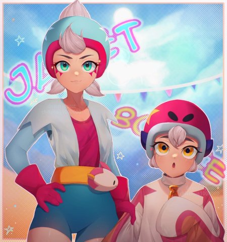 Джанет бравл старс арт