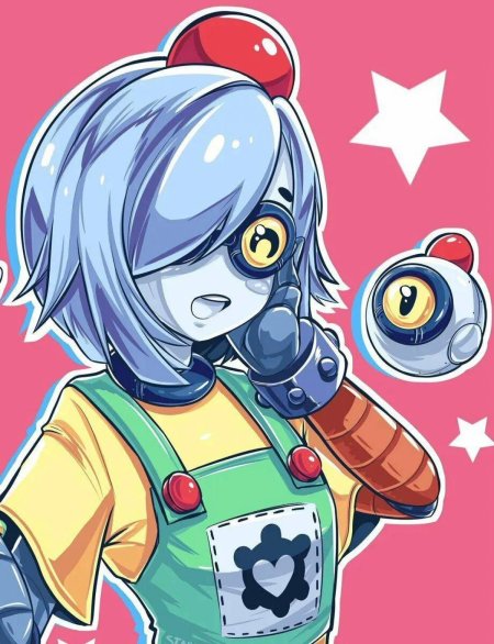 Нани арт brawl stars