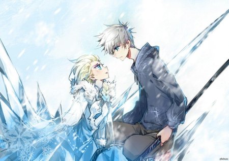 Джек фрост и эльза