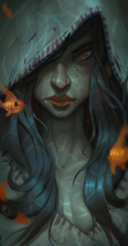 Девушка рыба