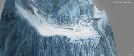 Ледяная стена в антарктиде
