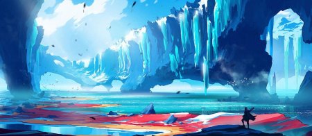 Ледяные горы арт