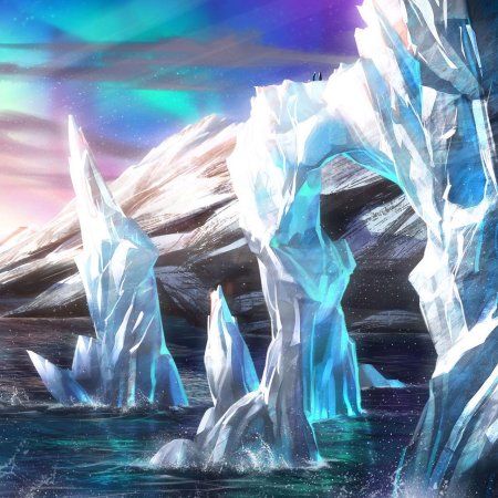 Ледяные скалы