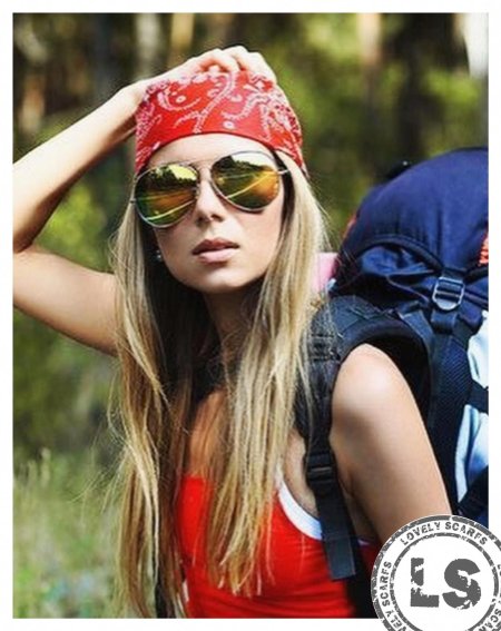 Девушка турист