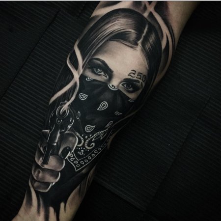 Тату маски чикано