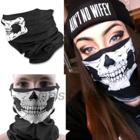 Бандана с черепами