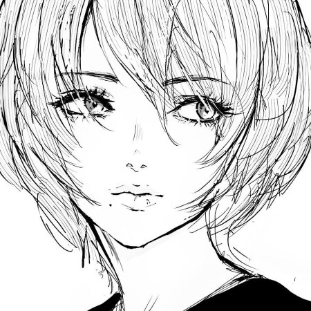 Рисунок девушки карандашом