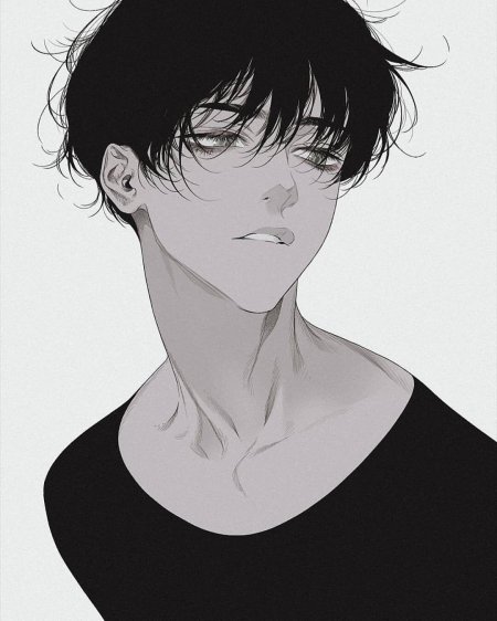 Аниме парень арт