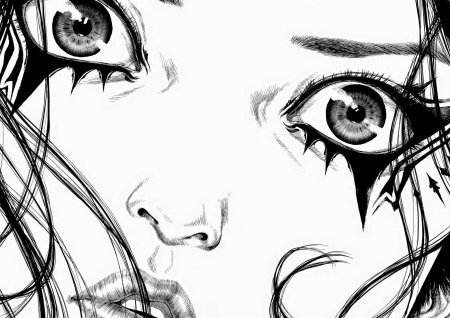 Глаза аниме девушек