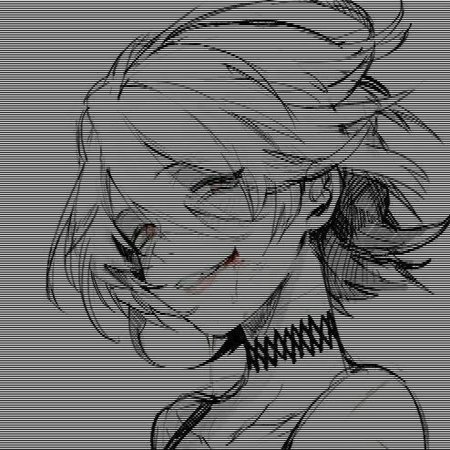 Аниме эстетика черно белый