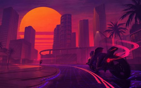 Cyberpunk 2077 город 4k neon samurai