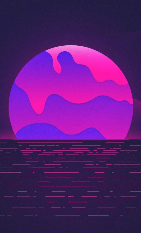 Неоновые обои