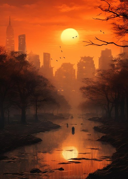 Мрачный закат