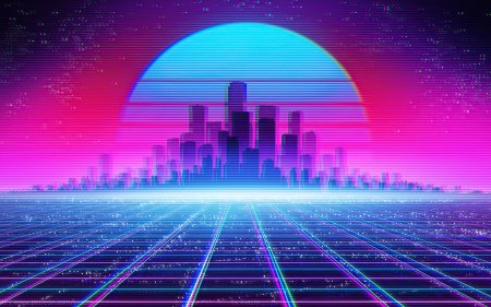 Лос анджелес ретровейв 4к