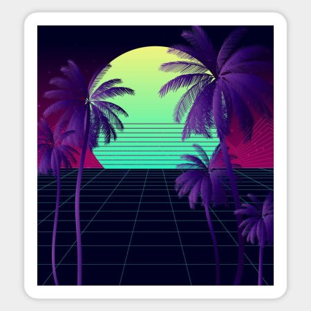 Synthwave vaporwave