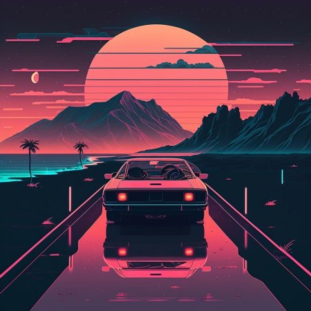Synthwave retrowave