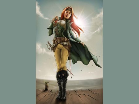 Девушка пират арт