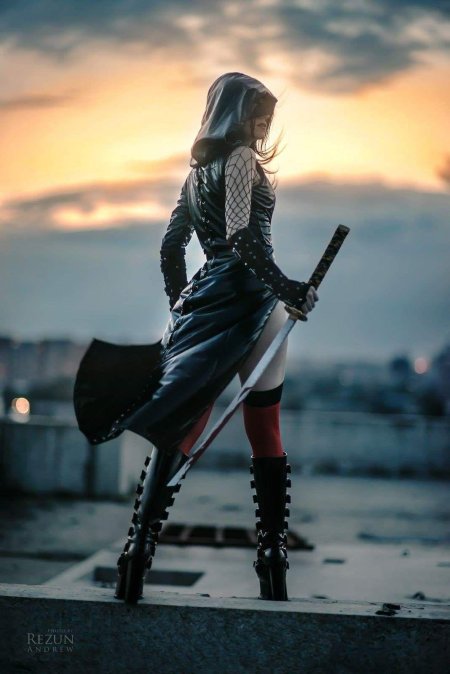 Девушка с мечами