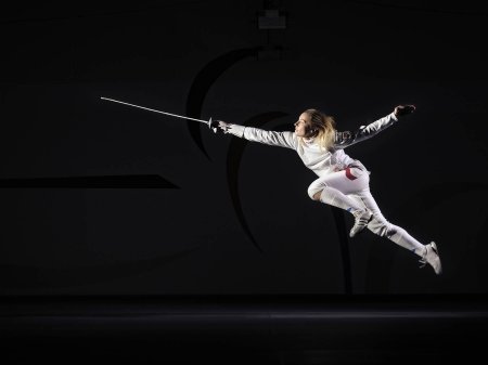 Фехтовальщик с рапирой