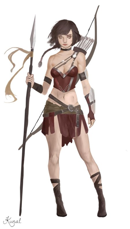 Девушка воин