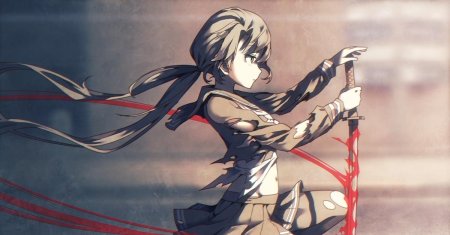 Аниме девушки с катанами