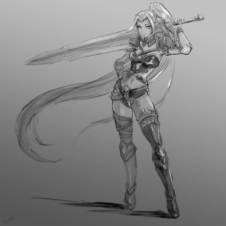 Эльфийка бард днд