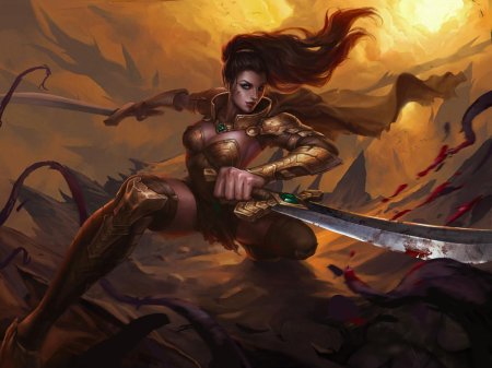 Девушка воин