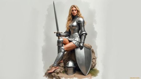 Девушка рыцарей