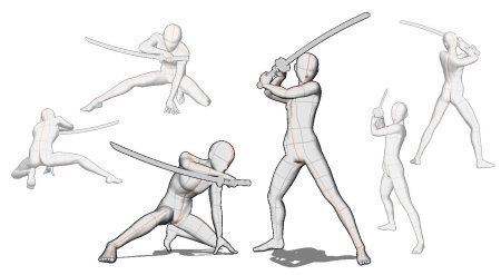 Человек с мечом референс аниме