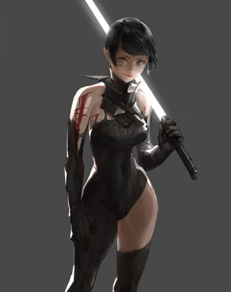 Персонаж аниме девушка