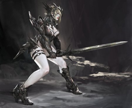 Девушки с мечами