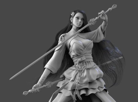 Воительница фэнтези