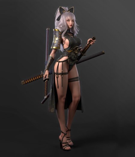 Воительница фэнтези