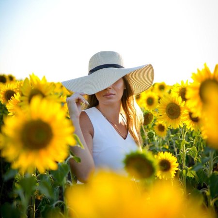Девушка подсолнух