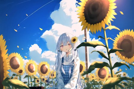 Девушка подсолнух