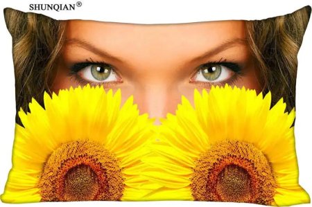 Девушка с подсолнухами