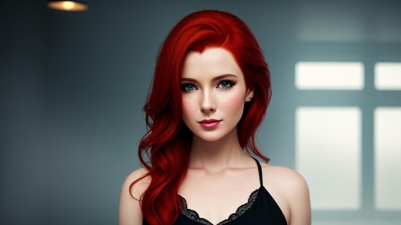 Женщина с рыжими волосами