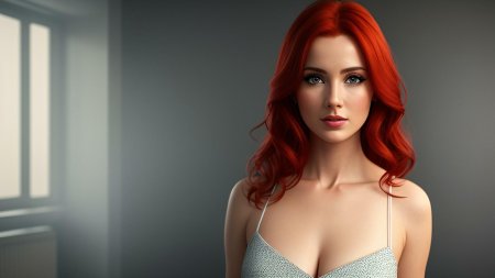 Женщина с рыжими волосами