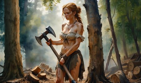 Воительница фэнтези