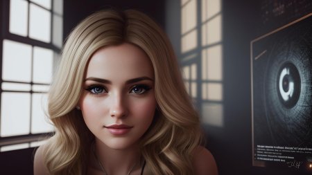 Женщина со светлыми волосами