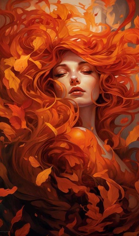 Рыжая девушка