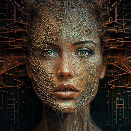 Девушка нейросети