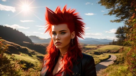 Девушка панк