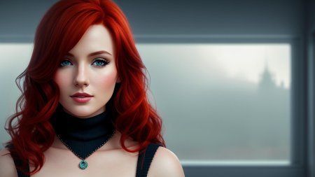 Женщина с рыжими волосами