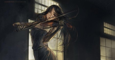 Девушка со скрипкой