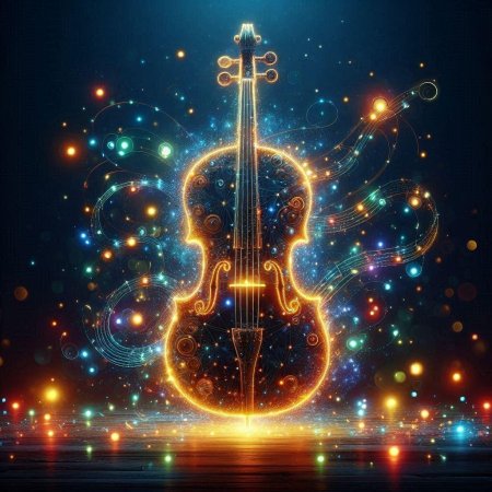 Скрипка арт фэнтези